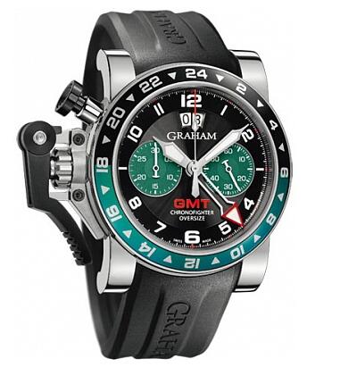 Graham Chronofighter Oversize GMT BRG Steel 2OVGS.B12A.K10B Replica watch